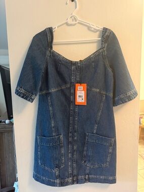 Stine Goya Denim Mini Dress - Blue